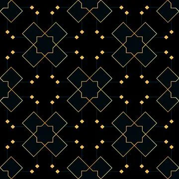 Seamless ornament in arabian style. Pattern for wallpapers and backgrounds. B Stock Illustration