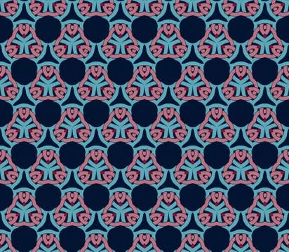 Seamless ornament pattern vector illustration 스톡 일러스트