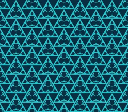 Seamless ornament pattern vector illustration Illustrazione stock