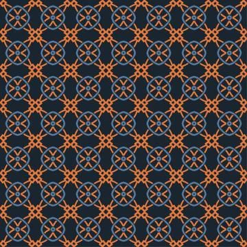 Seamless ornament pattern vector illustration Illustrazione stock