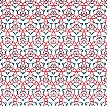 Seamless ornament pattern vector illustration Illustrazione stock