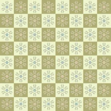 Seamless ornament pattern vector tile Ilustración de archivo