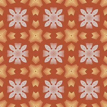 Seamless ornament pattern vector tile イラスト素材