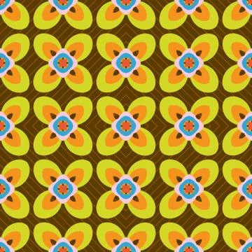 Seamless ornament pattern vector tile Ilustración de archivo