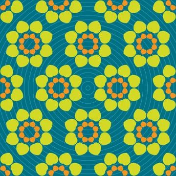 Seamless ornament pattern vector tile イラスト素材