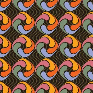 Seamless ornament pattern vector tile Ilustración de archivo