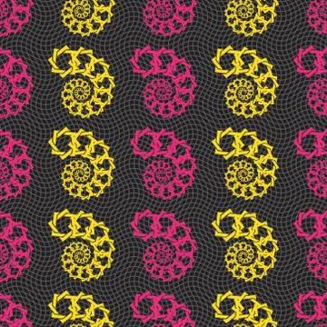 Seamless ornament pattern vector tile Ilustración de archivo
