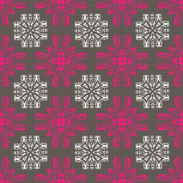 Seamless ornament pattern vector tile イラスト素材