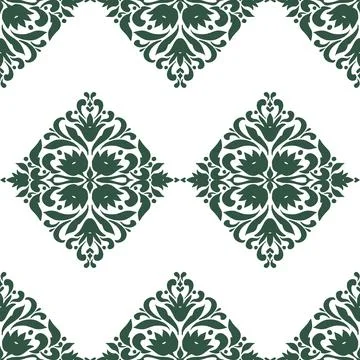 Seamless Ornamental Lace Pattern Vector Hand Drawn Vintage Decorative Floral  Stockillustratie