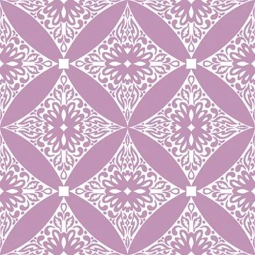 Seamless Ornamental Lace Pattern Vector Hand Drawn Vintage Decorative Floral  Stock Illustration