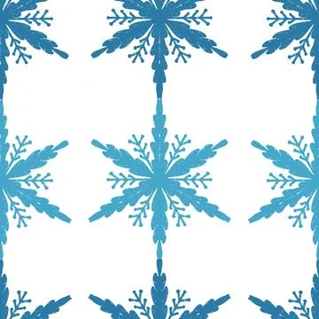 Seamless ornamental pattern in hand drawn textured style. Symmetrical decorat 스톡 일러스트