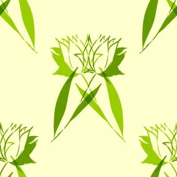 Seamless ornamental pattern Stock Illustration