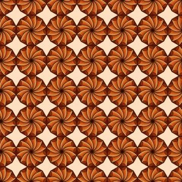 Seamless ornamental pattern Stock Illustration