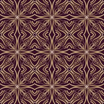 Seamless Ornamental Royal Pattern Stock Illustration
