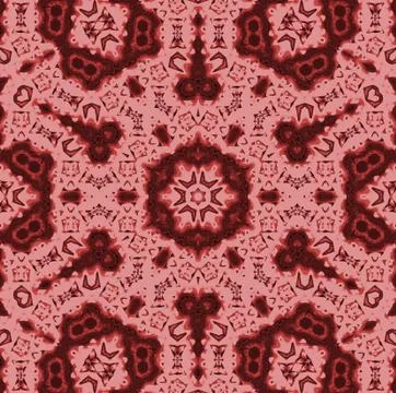 Seamless ornaments red brown Stock Illustration