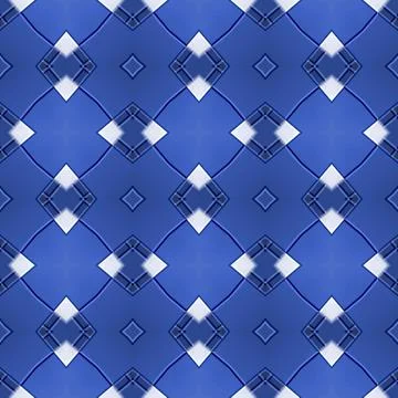 Seamless ornate mosaic pattern or background Stock Illustration