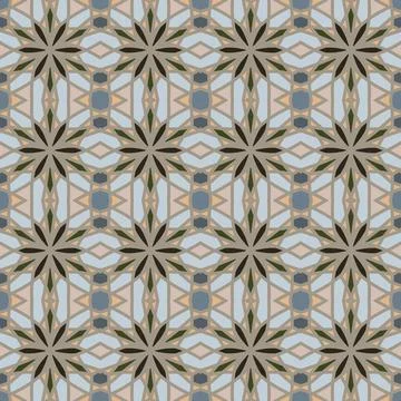 Seamless ornate pattern in Arabic style. Vector illustration. 스톡 일러스트