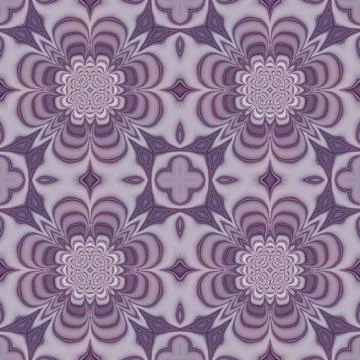 Seamless ornate pattern or background in violet Illustrazione stock