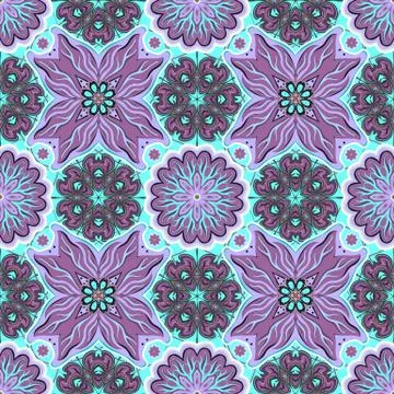 Seamless ornate pattern in oriental. Islam, Arabic, Asian motifs Illustrazione stock