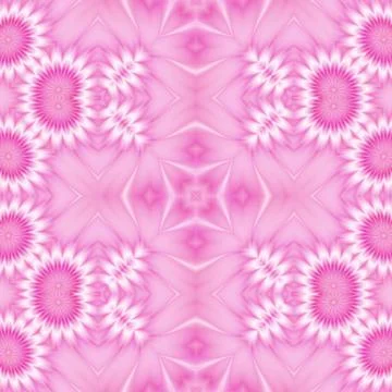 Seamless ornate pattern in pink Stock Illustration