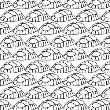 Seamless Outline Pattern Stock Illustration