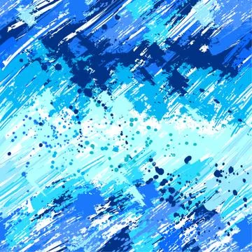 Seamless painted blue paint Illustrazione stock