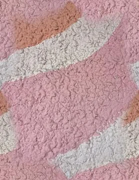 Seamless painted concrete wall texture abstract pink stripes background Stock Photos