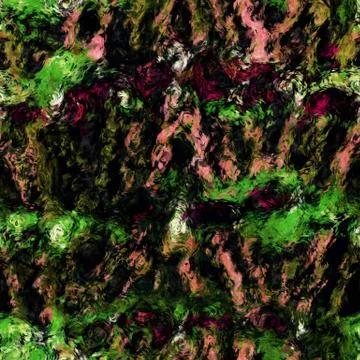 Seamless painterly artistic abstract texture. Imperfect brush stroke pattern Stock Illustration