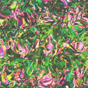 Seamless painterly artistic abstract texture. Imperfect brush stroke pattern Stock Illustration