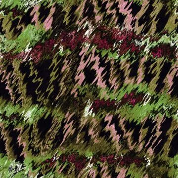Seamless painterly artistic abstract texture. Imperfect brush stroke pattern Stock Illustration
