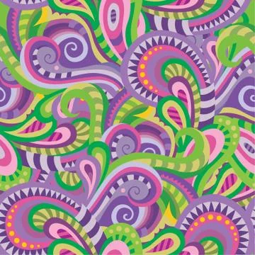 Seamless paisley pattern for design of gift packs, patterns fabr Stock Illustration