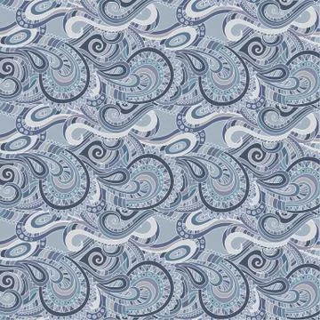 Seamless paisley pattern Illustrazione stock