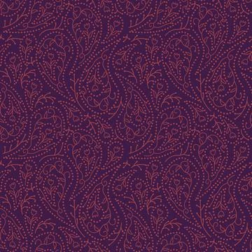 Seamless paisley pattern Stock Illustration