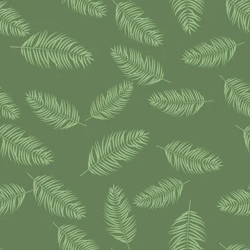 Seamless Palm Leaves pattern for Wedding, anniversary, birthday and party. De Stock Illustration