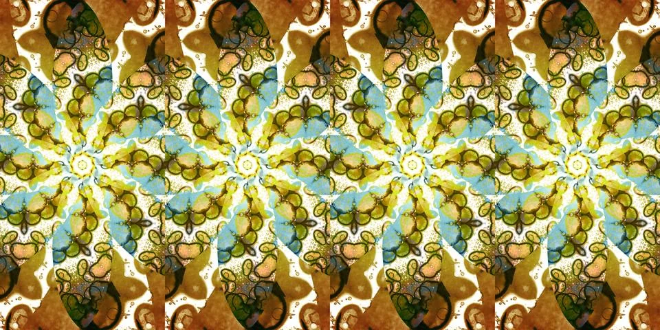 Seamless panorama pattern abstraction. The texture is panoramic Stock Illustration