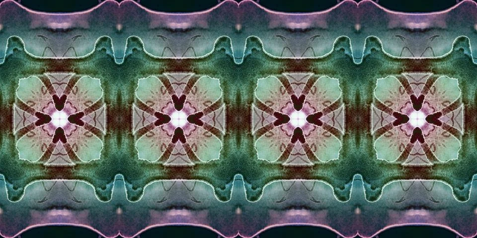 Seamless panorama pattern abstraction. The texture is panoramic Stock Illustration