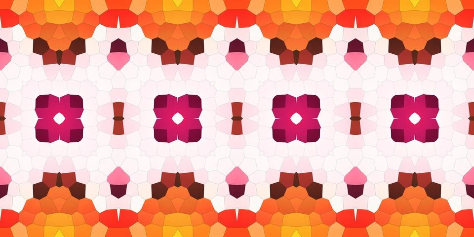Seamless panorama pattern abstraction. The texture is panoramic Stock Illustration