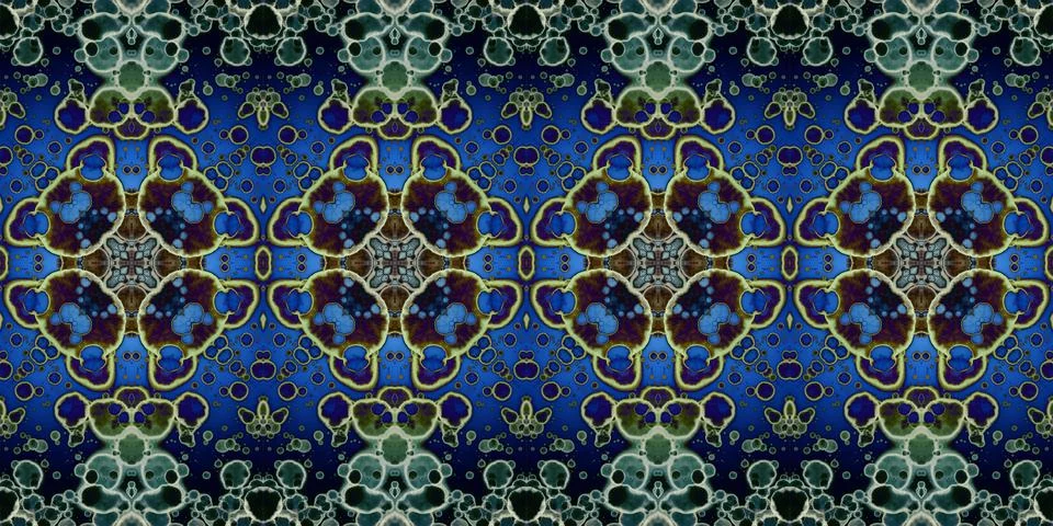 Seamless panorama pattern abstraction. The texture is panoramic Stock Illustration