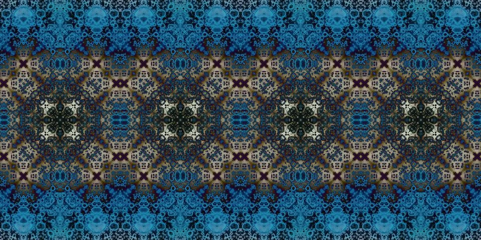 Seamless panorama pattern abstraction. The texture is panoramic Stock Illustration