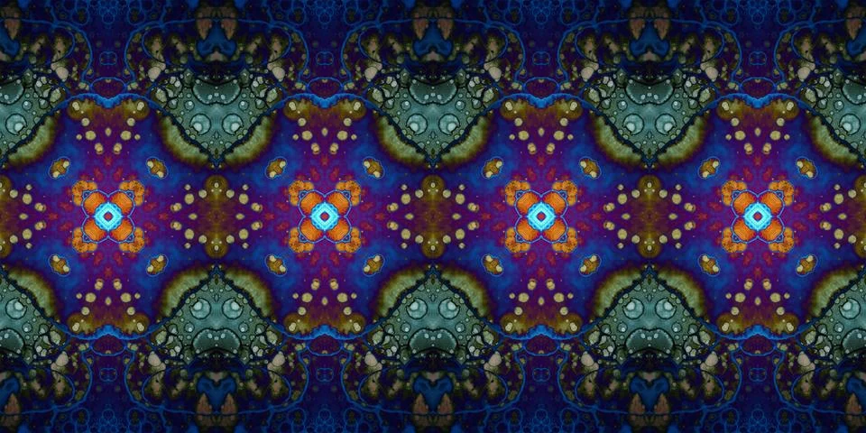 Seamless panorama pattern abstraction. The texture is panoramic Stock Illustration