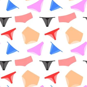 Seamless panties Stock Illustration
