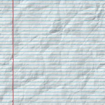 Seamless paper texture from  school exercise notebook Stock Illustration
