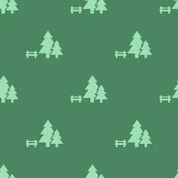 Seamless park pattern Stock Illustration