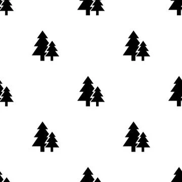 Seamless park pattern Stock Illustration