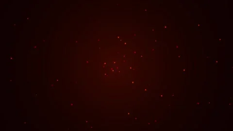 Seamless Particle Universe Loop in Volcanic Fire Palette - 4K UHD Stock Footage 340274099