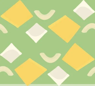 Seamless Pasta Shapes Stock Illustration