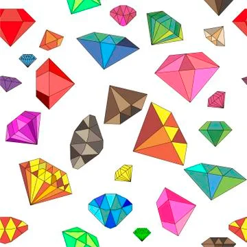 Seamless pastel diamond pattern background with 스톡 일러스트