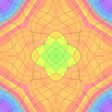 Seamless pastel mosaic pattern or background Stock Illustration
