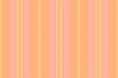 Seamless pastel orange vertical stripe pattern, no people. This soft, minimal Stock Illustration