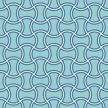 Seamless pastel pattern in 60s style. Template for fabric or wrapping. Stock Illustration